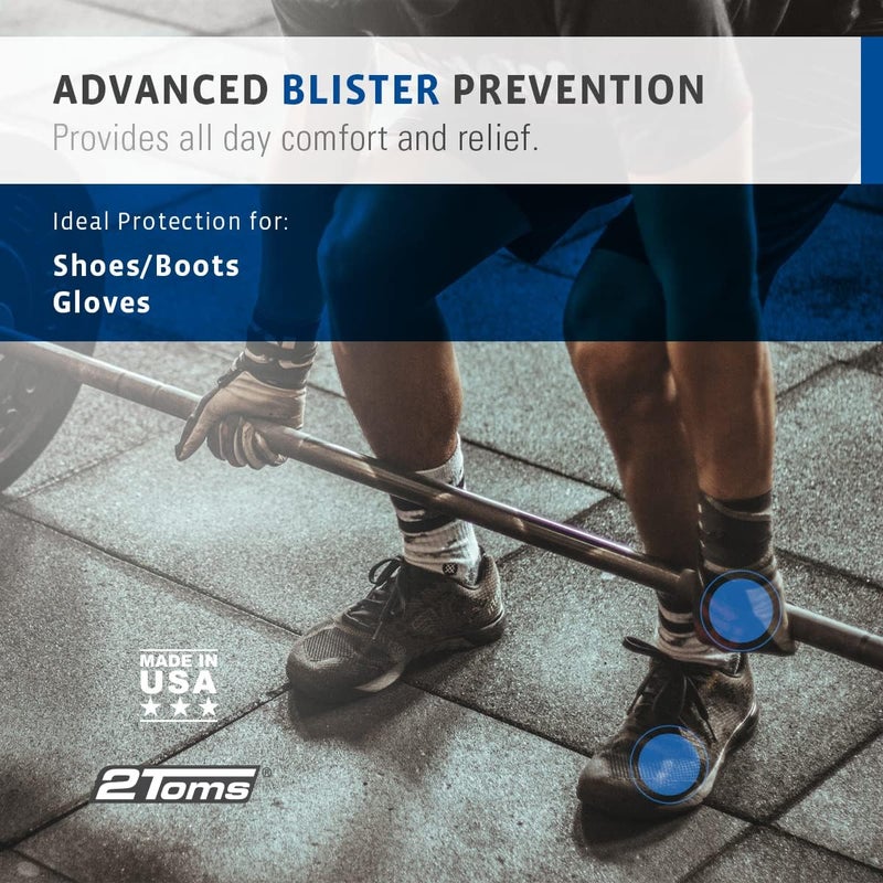 2Toms BlisterShield Advanced Blister Prevention Powder - 2.5 oz (70 g) - Image 2